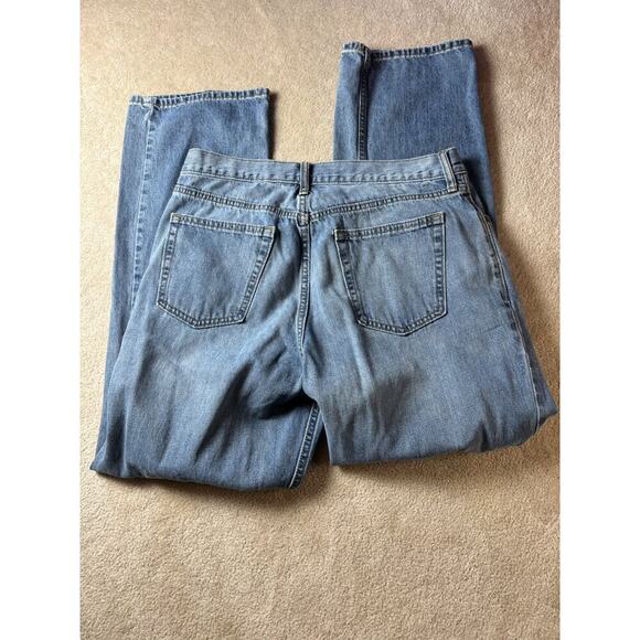 Men’s Old Navy Loose/Ample 34x32 Dark Wash Blue Denim Jeans 100% Cotton NWT - Picture 5 of 5